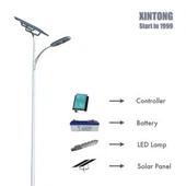 Córas Soilsithe Sráid Solar 8M 60W