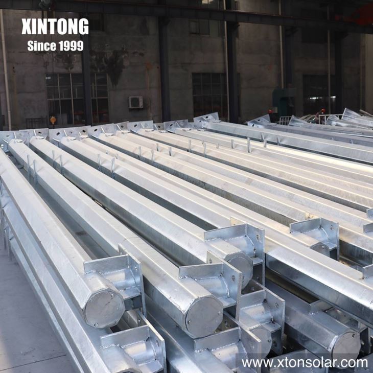 Galvanized Steel Light Pole