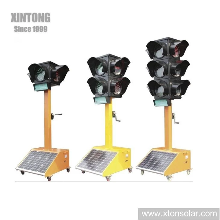 Red And Green Movable Traffic Light Construction