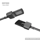 Gach I Dhá Lampa Sráide Lumen LED 100W
